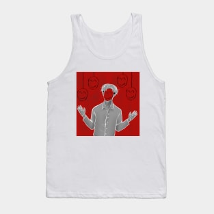 Fake Face Tank Top